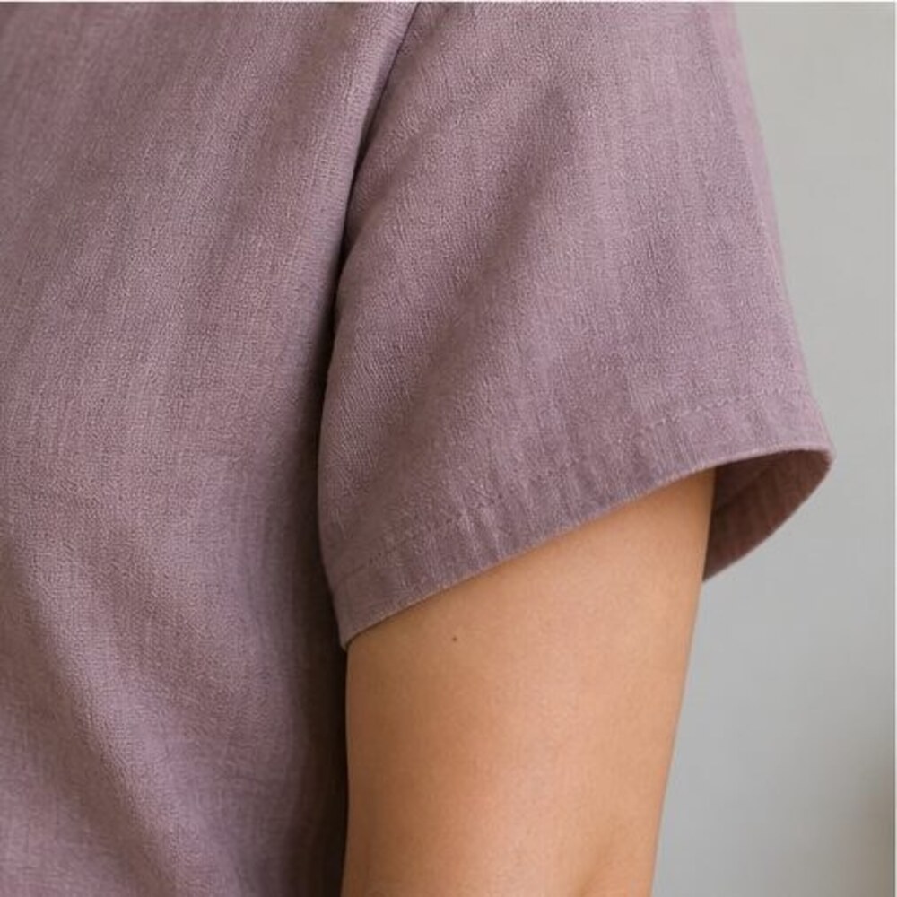 Mauve Ruffle Blouse - Picture 5 of 6
